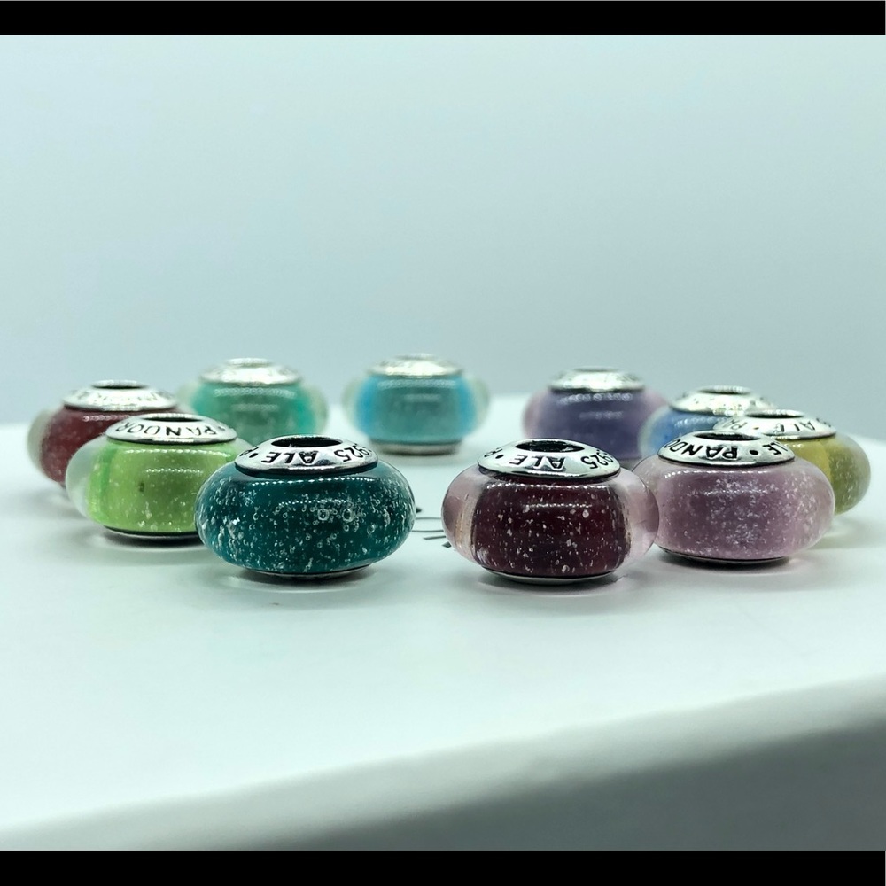 PANDORA Disney Princess Murano Complete Set, NEW! - Picture 6 of 8